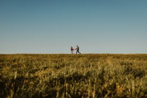 Couple in distance